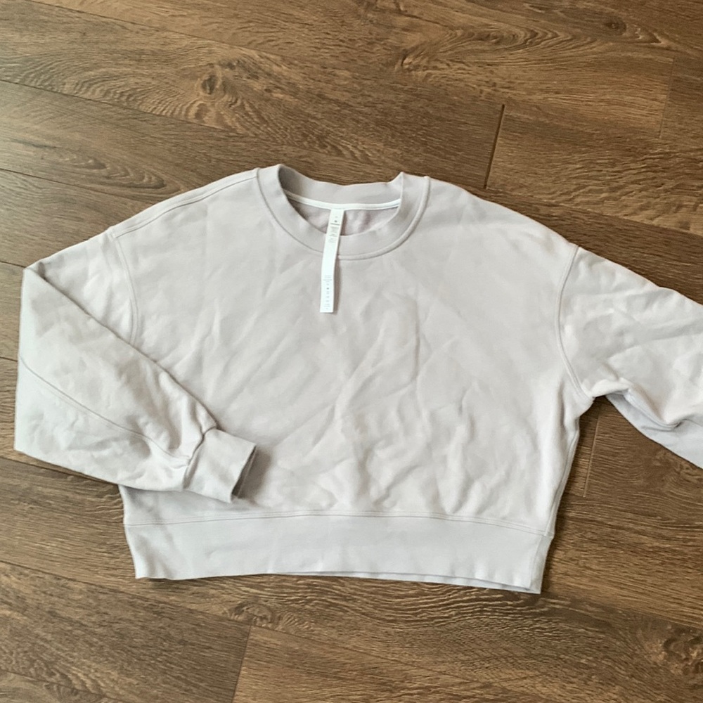 Lululemon Perfectly Oversized Cropped Crew Sweater